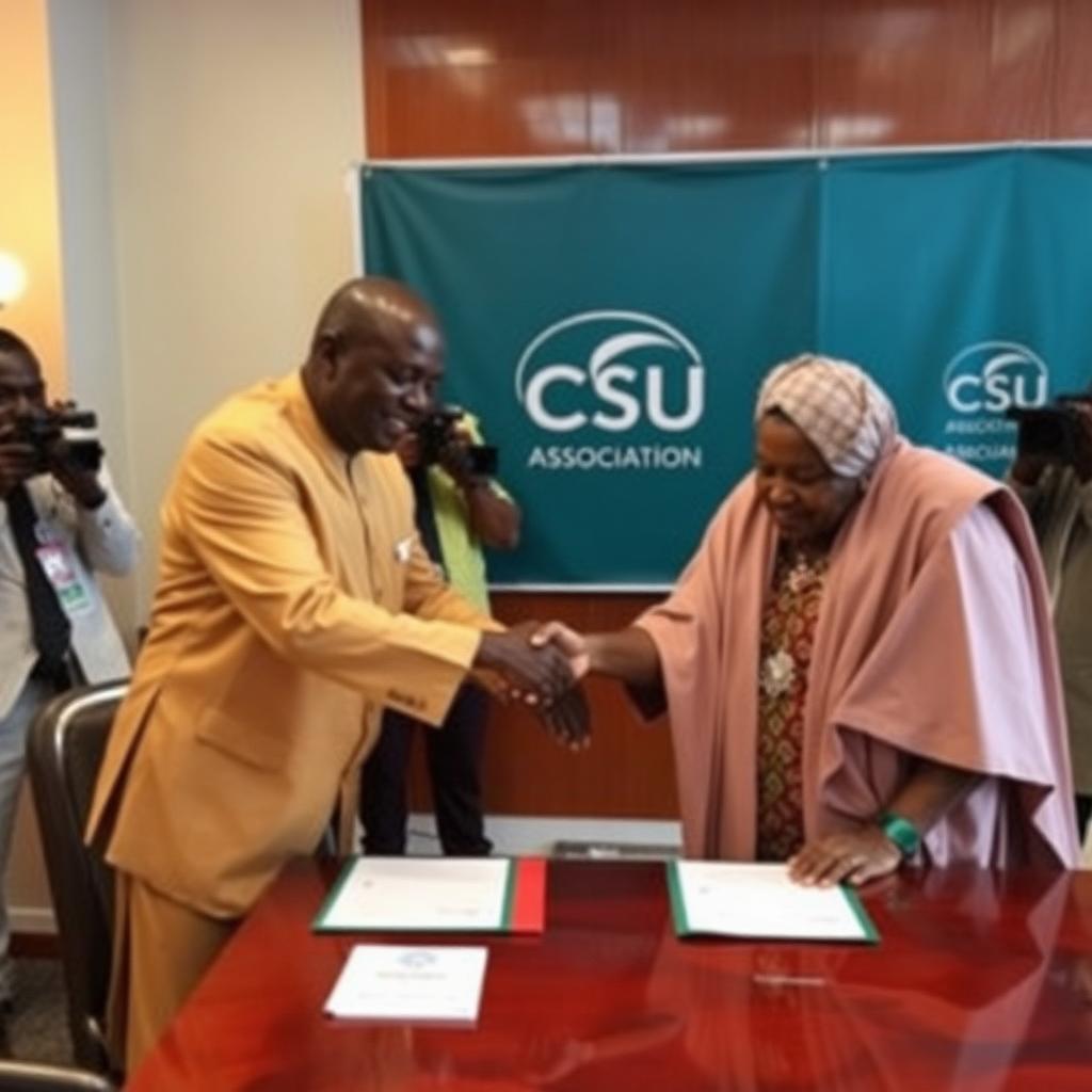 Signature de partenariat institutionnel